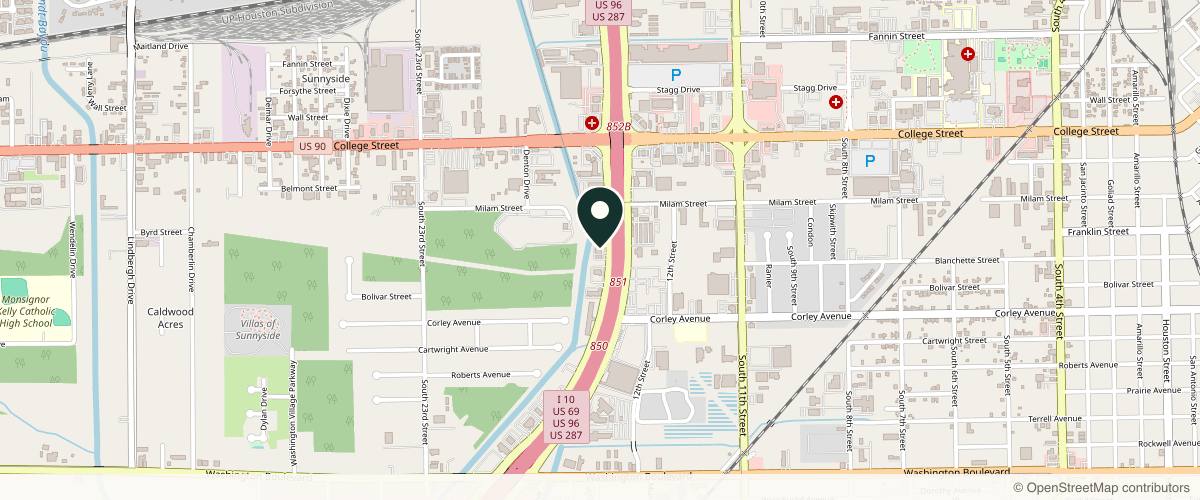 Map showing the exact location of Masters Aesthetics at 1310 I-10 S #102, Beaumont, TX 77705, USA