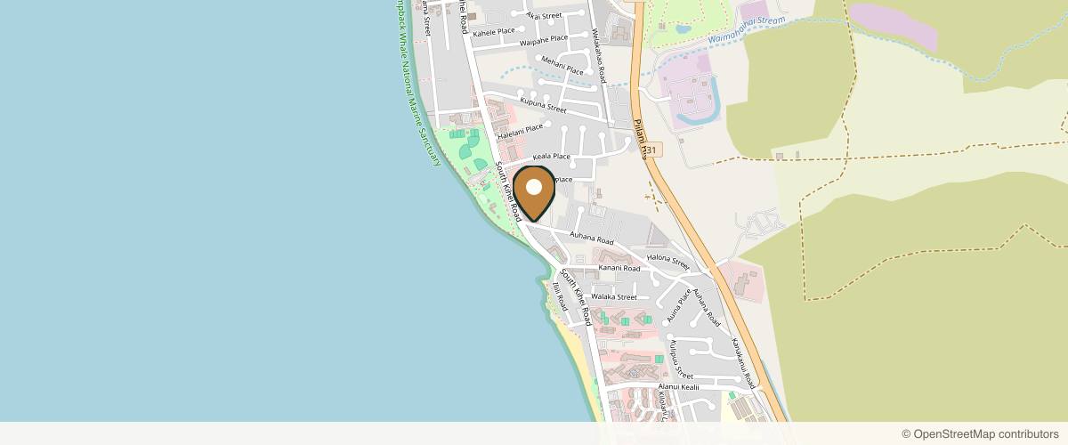Map showing the exact location of Maui's Best Massage + Spa at 1993 S Kihei Rd Suite 19, Kihei, HI 96753, USA