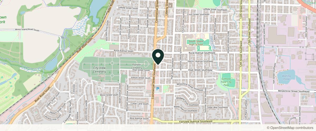 Map showing the exact location of Maxwell Aesthetics at 2290 Commercial St SE #230, Salem, OR 97302, USA