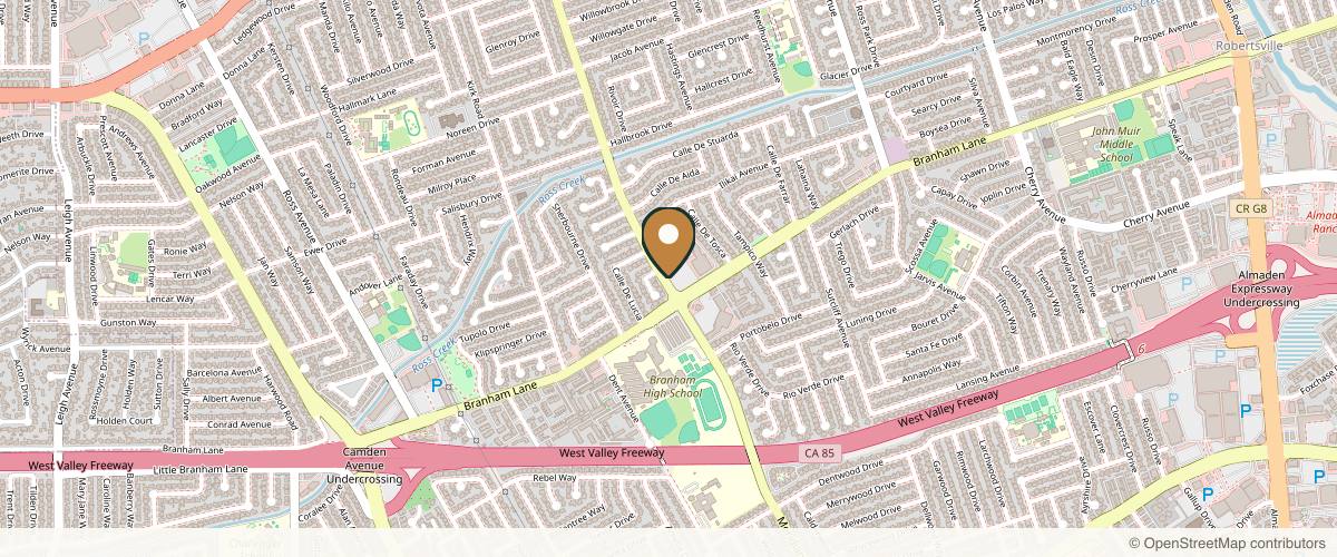 Map showing the exact location of ME Medical Spa at 4608 Meridian Ave, San Jose, CA 95124, USA