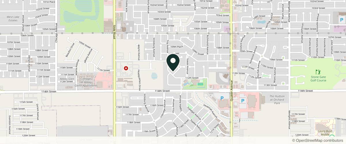 Map showing the exact location of Med Spa Lubbock Texas | K-Glow MD Aesthetics at 4716 111th Dr Suite 101, Lubbock, TX 79424, USA