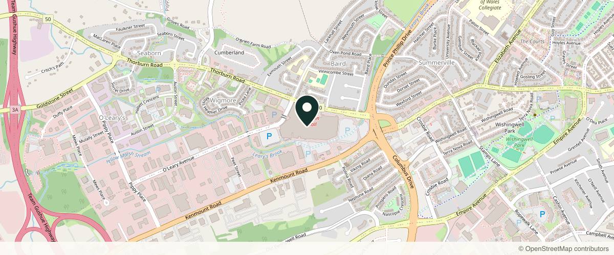 Map showing the exact location of MedCare Aesthetics at 48 Kenmount Rd a, St. John's, NL A1B 1W3, Canada