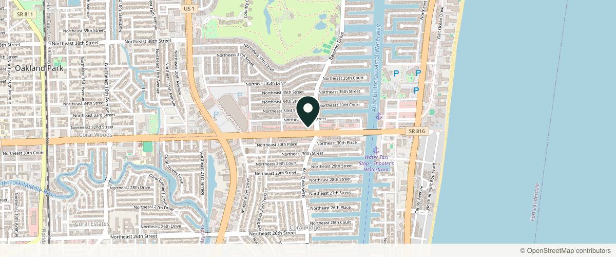 Map showing the exact location of MedChic Aesthetics at 2771 E Oakland Park Blvd Ste 5, Fort Lauderdale, FL 33306, USA