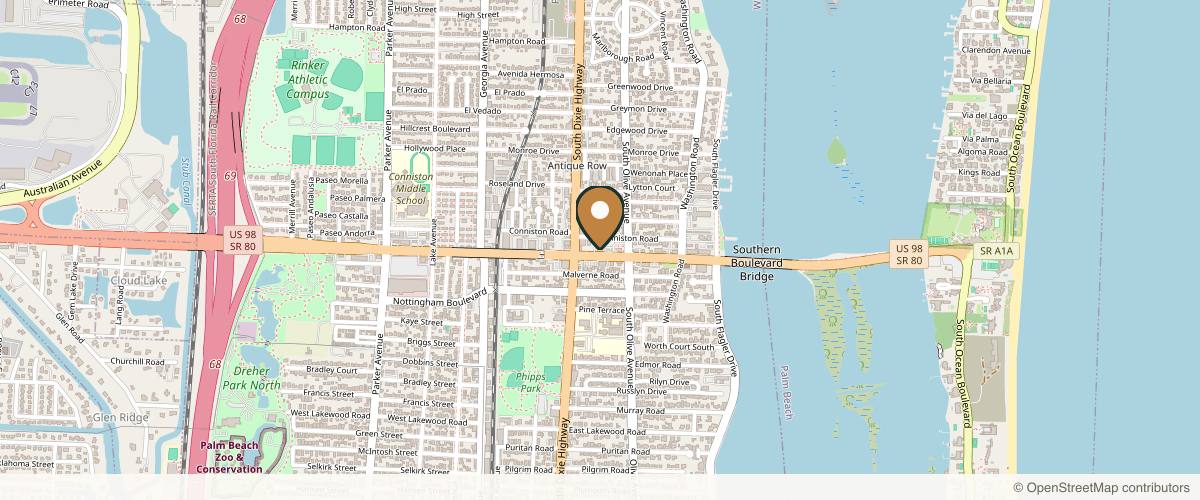 Map showing the exact location of MedClub by Dr. Jenn at 333 President Donald J. Trump Blvd #404, West Palm Beach, FL 33405, USA