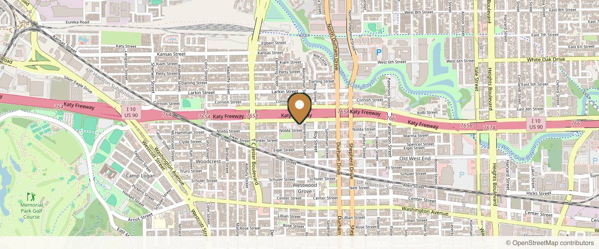Map showing the exact location of Mederna Aesthetic & Wellness Medical Center at 5225 Katy Fwy Suite 370, Houston, TX 77007, USA