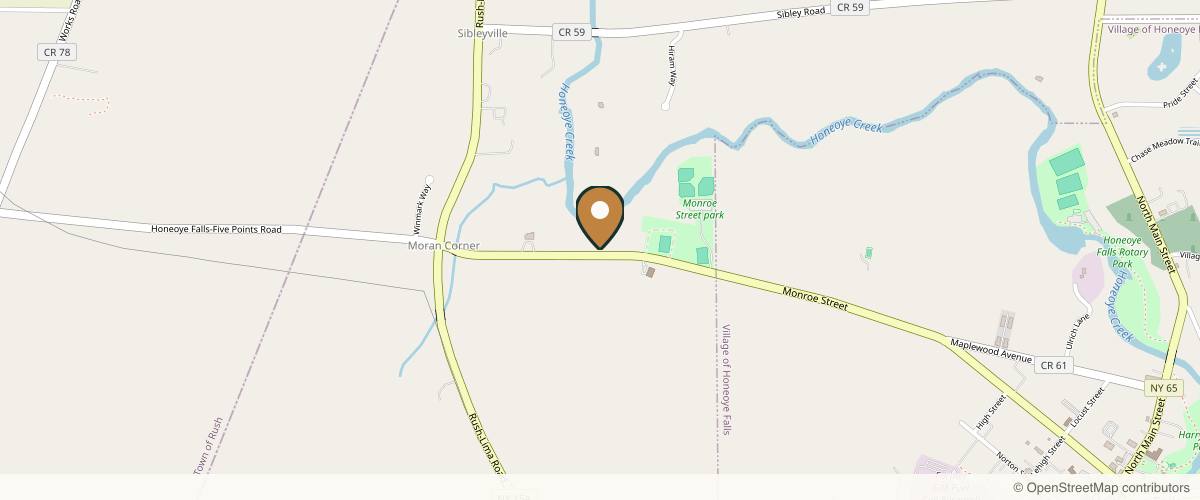 Map showing the exact location of Medical Aesthetics By Lacey at 349 Monroe St, Honeoye Falls, NY 14472, USA