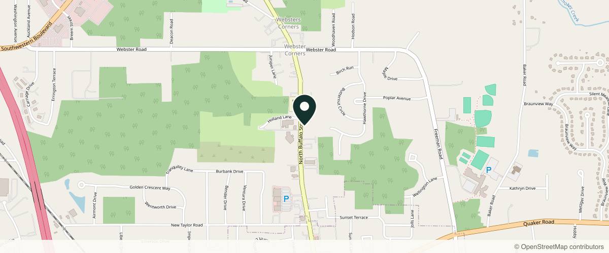 Map showing the exact location of Medical Spa Buffalo | Orchard Park at 3911 N Buffalo St, Orchard Park, NY 14127, USA