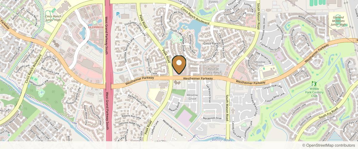 Map showing the exact location of MedSpa at Villagio at 22764 Westheimer Pkwy #690, Katy, TX 77450, USA