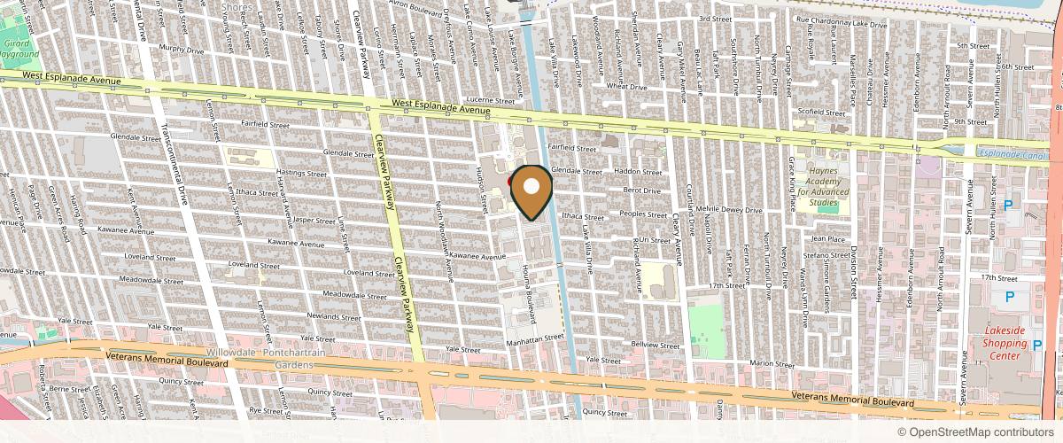 Map showing the exact location of Metairie Med Spa at 3939 Houma Blvd Bldg 6, Suite 226, Metairie, LA 70006, USA
