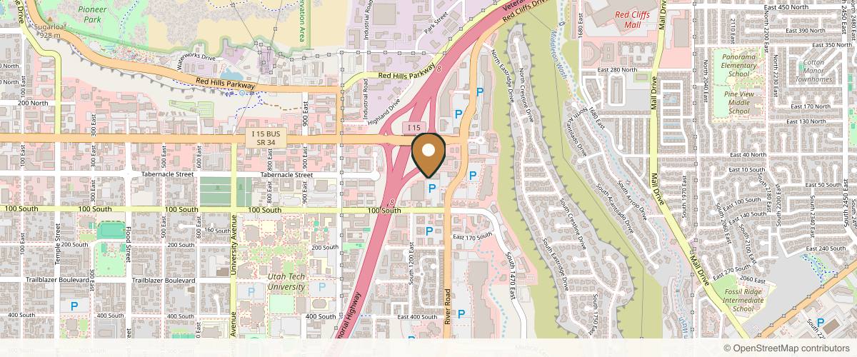 Map showing the exact location of Method Aesthetics & Wellness at 42 S River Rd #5, St. George, UT 84770, USA
