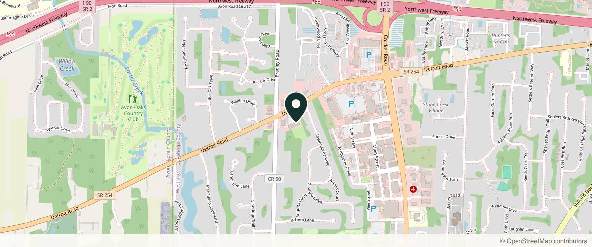 Map showing the exact location of Mintpink Cosmetics & Spa at 30673 Detroit Rd, Westlake, OH 44145, USA