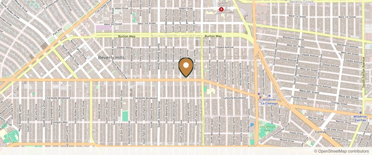Map showing the exact location of Modern Aesthetica at 8907 Wilshire Blvd #270, Beverly Hills, CA 90211, USA