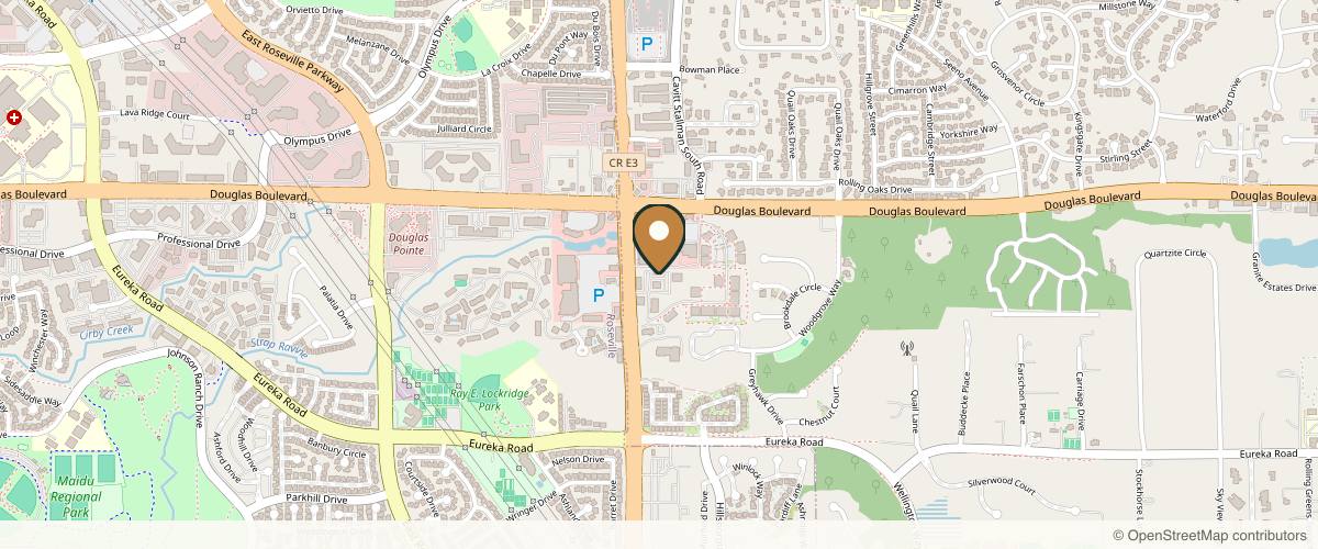 Map showing the exact location of Modern Aesthetics & Wellness at 8735 Sierra College Blvd Ste 100, Roseville, CA 95661, USA