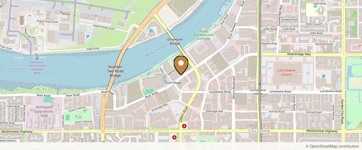 Map showing the exact location of Modern Wellness | RMT Richmond, Physio & Acupuncture at 6699 River Rd Unit 130, Richmond, BC V7C 0E6, Canada