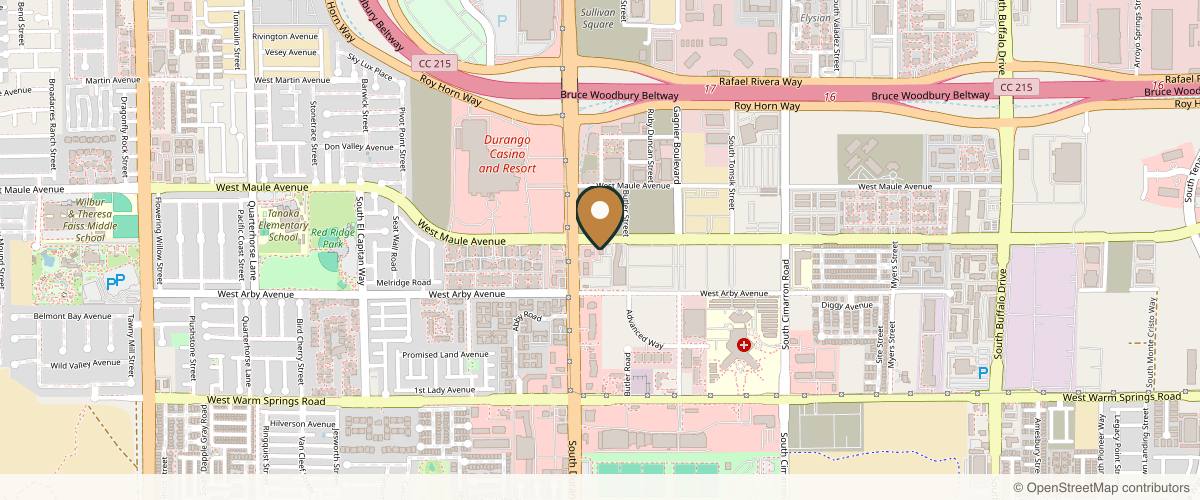 Map showing the exact location of Moderna Laser & Med Spa at 7036 S Durango Dr #200, Las Vegas, NV 89113, USA