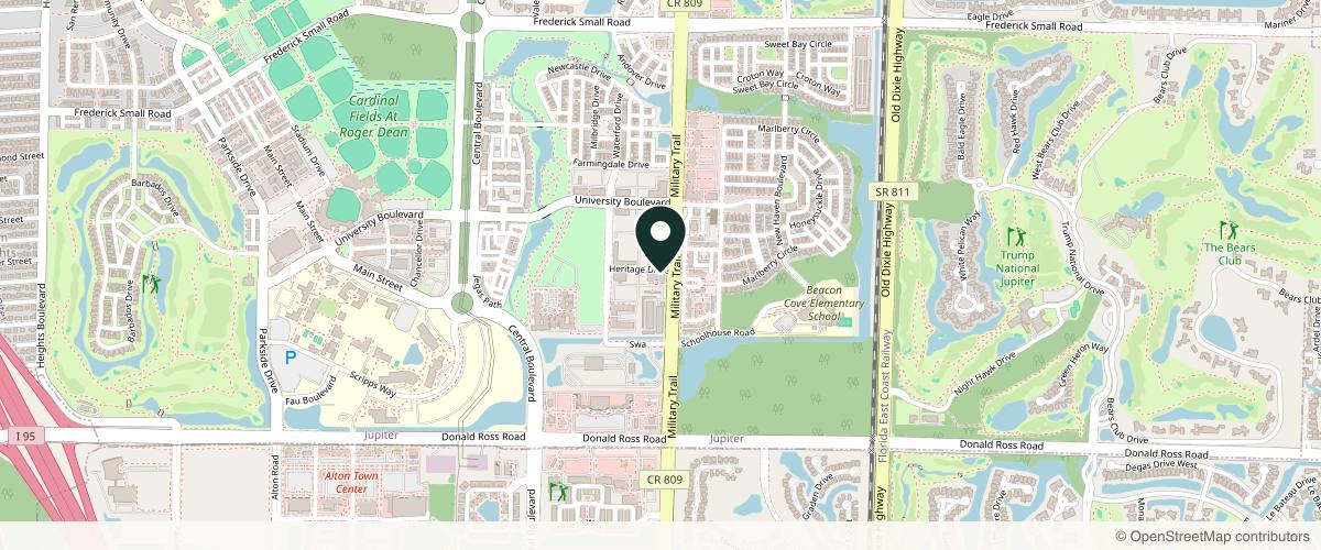 Map showing the exact location of Molle Aesthetics at 550 Heritage Dr #160, Jupiter, FL 33458, USA