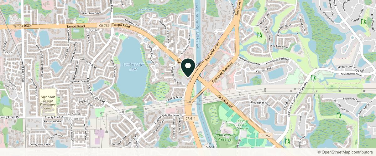 Map showing the exact location of Moraitis Plastic Surgery at 3890 Tampa Rd #407, Palm Harbor, FL 34684, USA