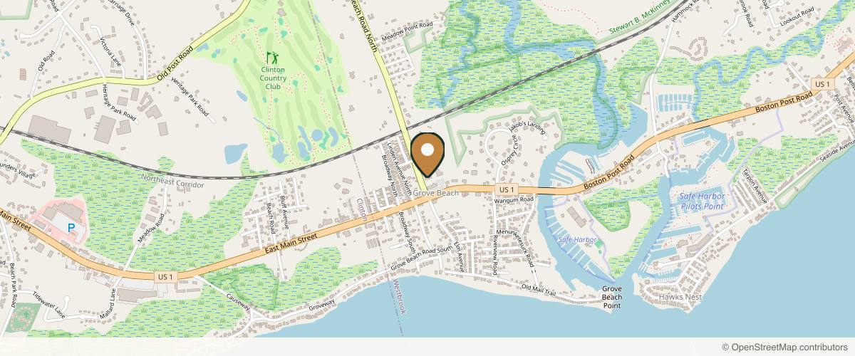 Map showing the exact location of Muse Medical Aesthetics at 4 Grove Beach Rd N, Westbrook, CT 06498, USA