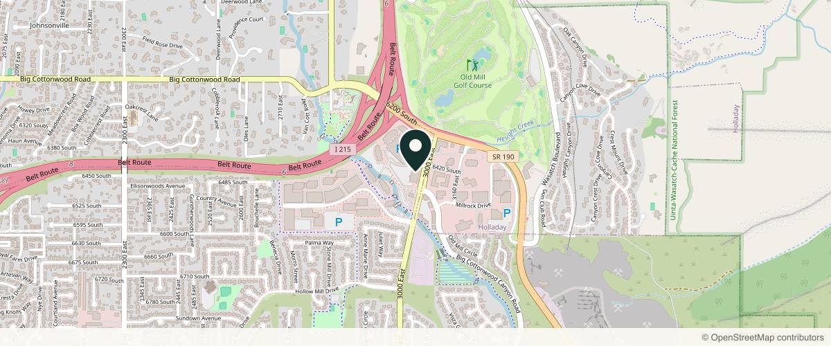 Map showing the exact location of NakedMD Med Spa Salt Lake City at 6360 S 3000 E #230, Salt Lake City, UT 84121, USA