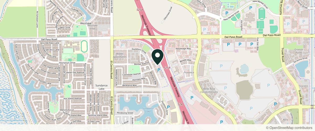 Map showing the exact location of Natomas Laser & Aesthetics at 4450 Duckhorn Dr B, Sacramento, CA 95834, USA