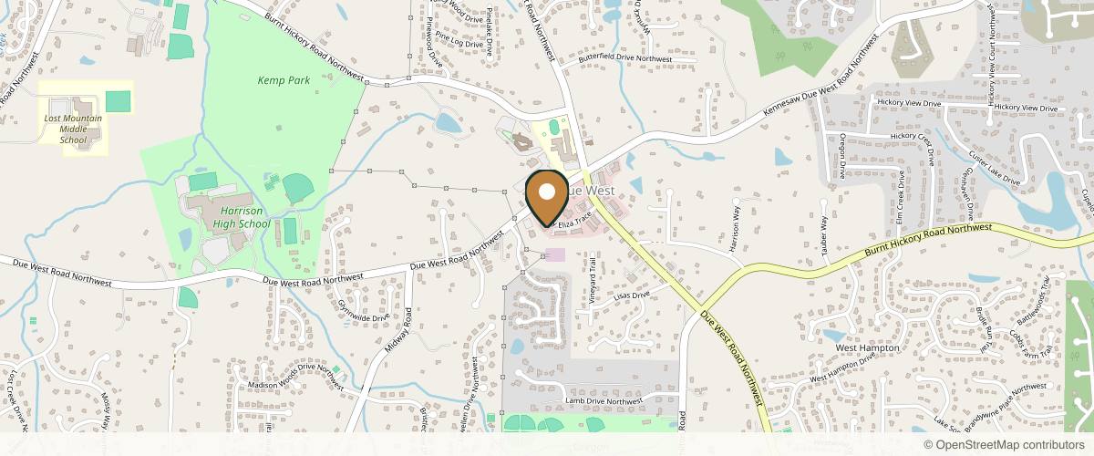Map showing the exact location of New You Aesthetic at 3951 Mary Eliza Trace NW #100, Marietta, GA 30064, USA
