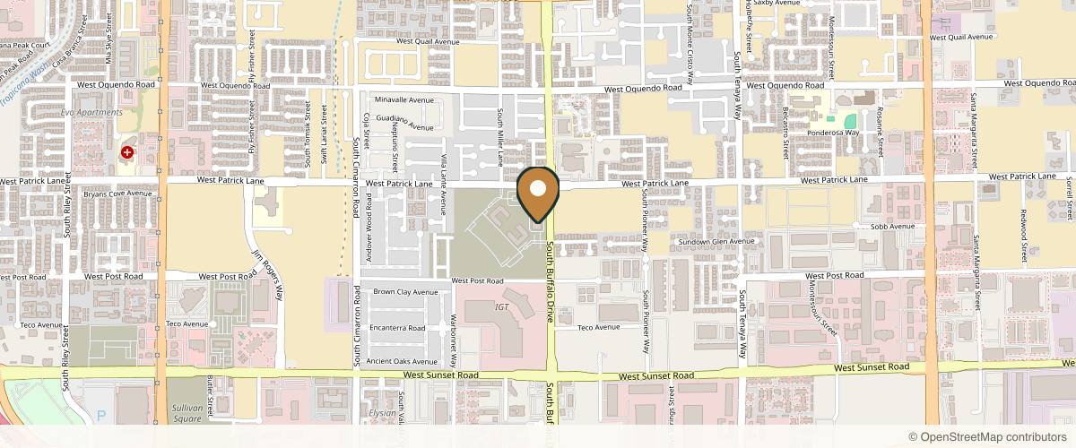 Map showing the exact location of NIMA Institute at 6111 S Buffalo Dr Ste 170, Las Vegas, NV 89113, USA