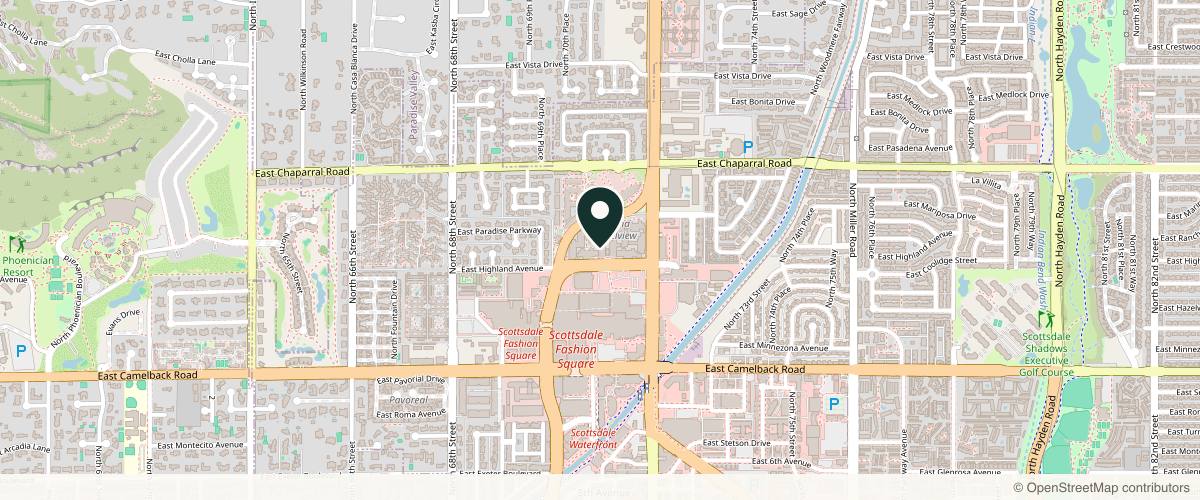 Map showing the exact location of NK Aesthetics at 7137 E Rancho Vista Dr Ste B21, Scottsdale, AZ 85251, USA