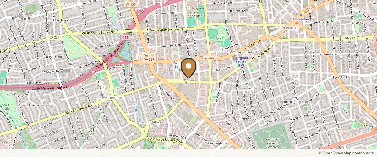 Map showing the exact location of NM Aesthetics | Wellness at 4201 Wilson Blvd Ste 250, Arlington, VA 22203, USA