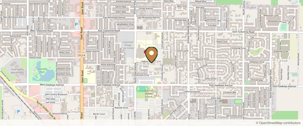 Map showing the exact location of Novella Medical Services at 990 Delbon Ave, Turlock, CA 95382, USA