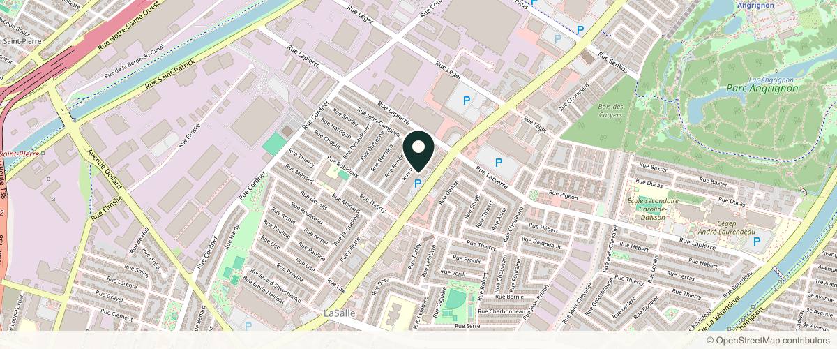 Map showing the exact location of Nuvo Medispa at 7733 Bd Newman, LaSalle, QC H8N 1X7, Canada