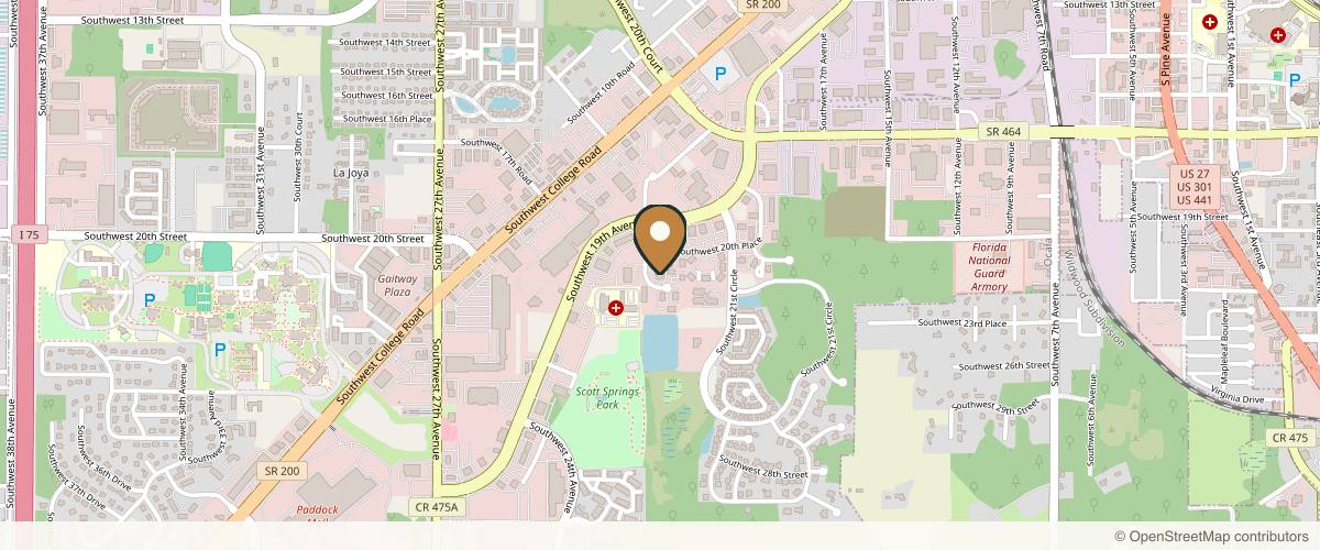 Map showing the exact location of Ocala Family Medical Center- Dermatology & Aesthetic Center at 2121 SW 22nd Pl, Ocala, FL 34471, USA