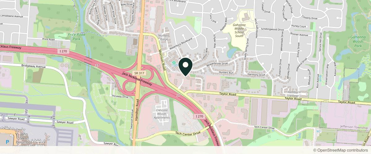 Map showing the exact location of Ohio State Dermatology Officenter Gahanna at 540 Officenter Pl Ste 240, Gahanna, OH 43230