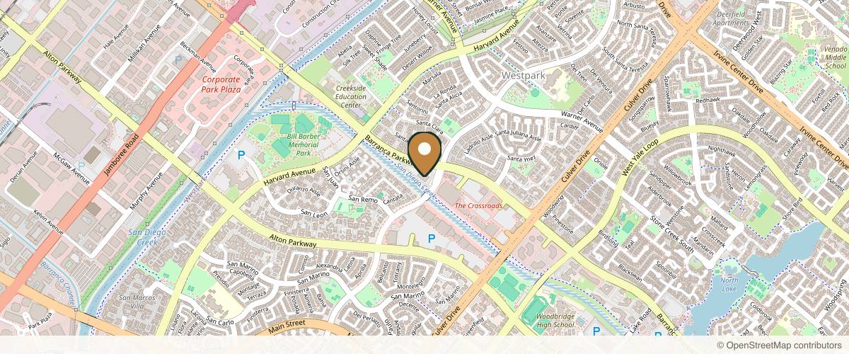 Map showing the exact location of OHMI ANTI-AGING CENTER - Regenerative Aesthetics - Medspa at 3500 Barranca Pkwy Ste 290, Irvine, CA 92606, USA