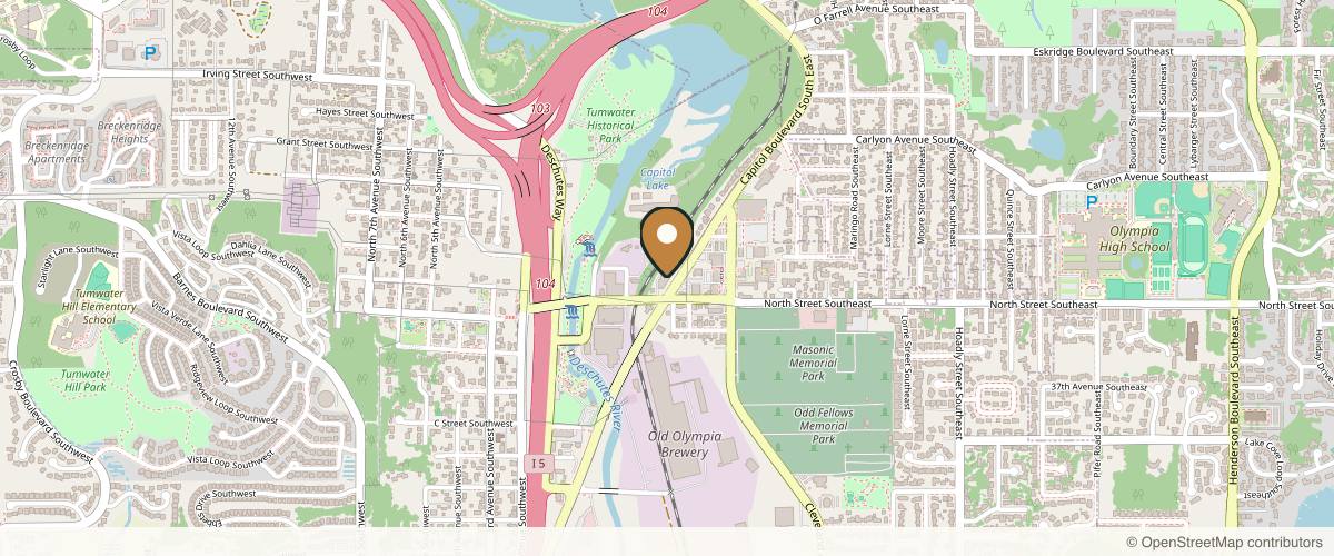 Map showing the exact location of Omni Centers at 3409 Capitol Blvd SE, Tumwater, WA 98501, USA