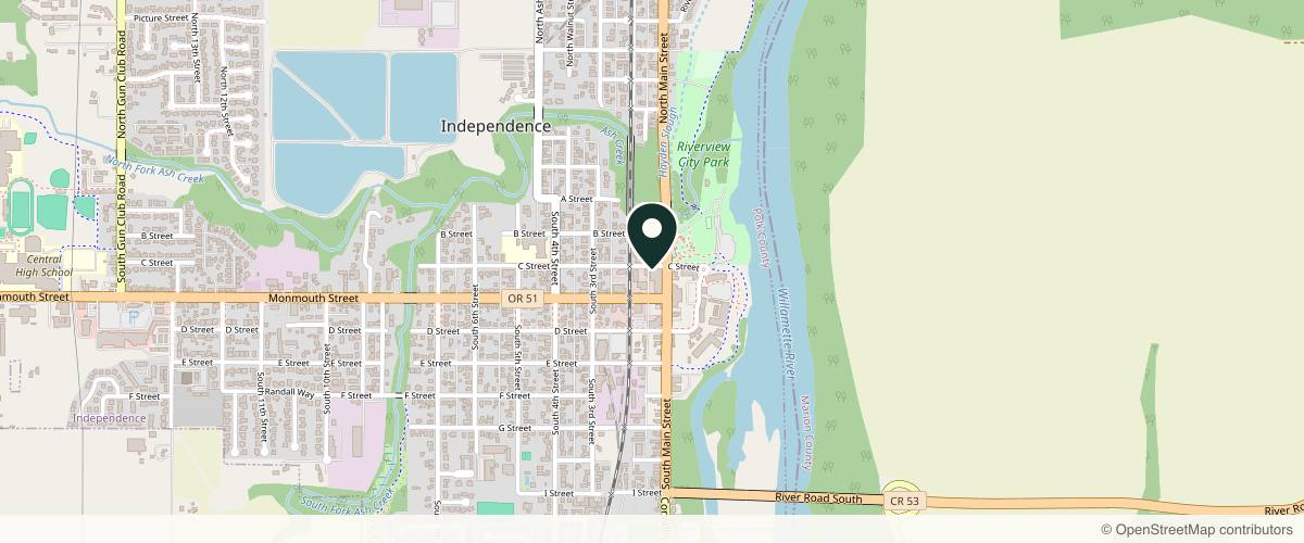 Map showing the exact location of On The Spot Medical Aesthetics at 139 C St #200, Independence, OR 97351, USA