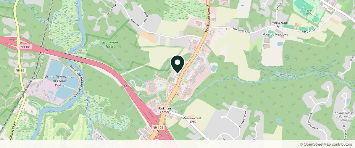 Map showing the exact location of Optima Dermatology & Medical Aesthetics at 23 Portsmouth Ave, Stratham, NH 03885, USA
