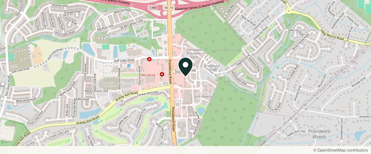 Map showing the exact location of OVME at 7314 Waverly Walk Ave E7, Charlotte, NC 28277, USA