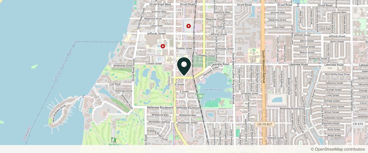 Map showing the exact location of PHDermatology- Clearwater at 600 Lakeview Rd Ste A, Clearwater, FL 33756