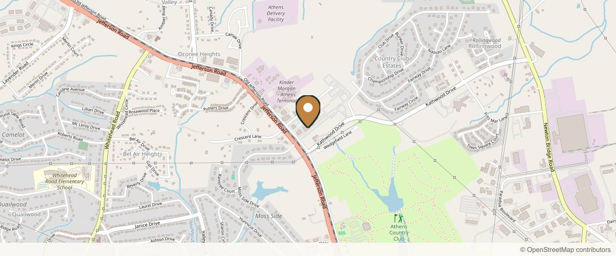 Map showing the exact location of Pittman Plastic Surgery at 3320 Old Jefferson Rd Ste 100, Athens, GA 30607, USA