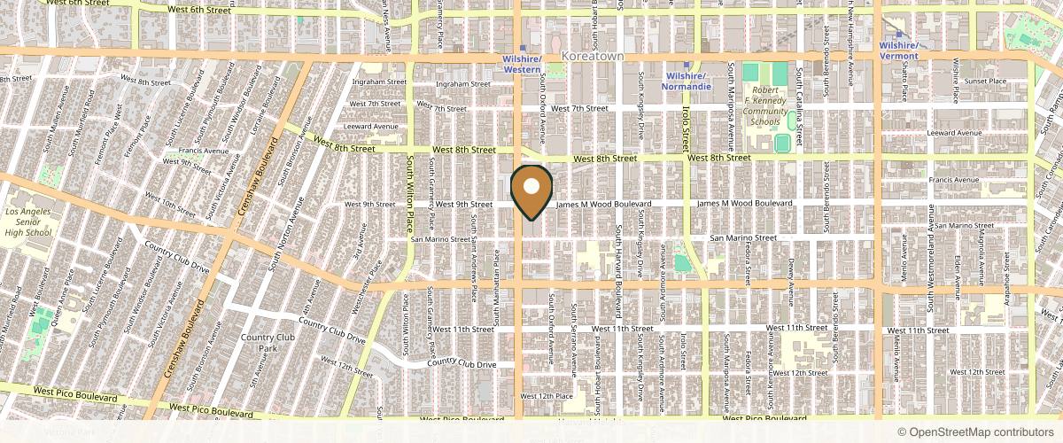 Map showing the exact location of Polaris Medical Aesthetics at 928 S Western Ave Unit 309, Los Angeles, CA 90006, USA