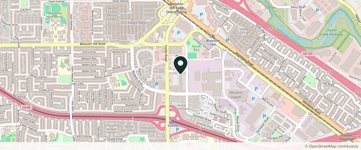 Map showing the exact location of Pore Decisions Med Spa at 5700 Village Oaks Dr #30, San Jose, CA 95123, USA