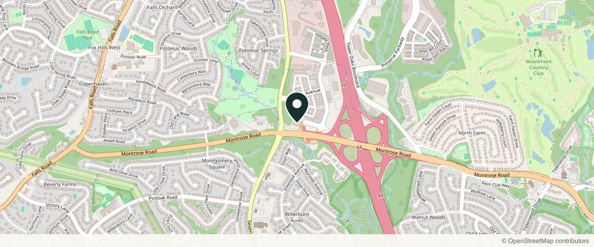 Map showing the exact location of Potomac Medical Aesthetics: Dr. Peter S. Petropoulos, MD at 7811 Montrose Rd #310, Potomac, MD 20854, USA