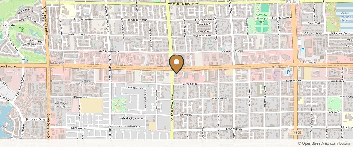 Map showing the exact location of Premier Aesthetics at 7965 W Sahara Ave, Las Vegas, NV 89117, USA
