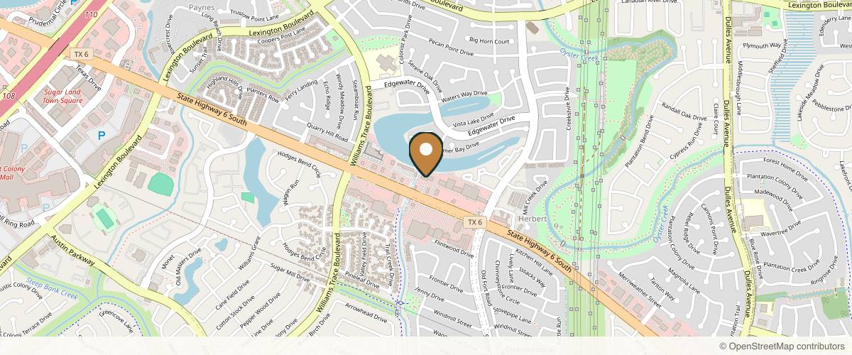 Map showing the exact location of Premier Health Spa at 3527 Hwy 6 Ste 140, Sugar Land, TX 77478, USA