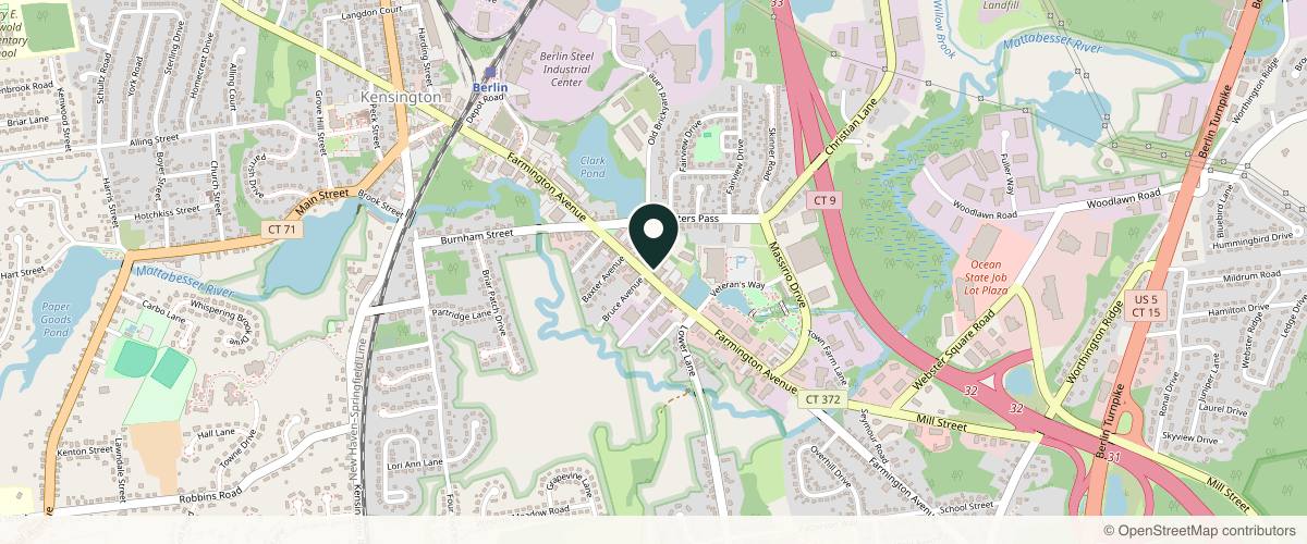 Map showing the exact location of Premier Medical Aesthetics at 1091 Farmington Ave, Berlin, CT 06037, USA