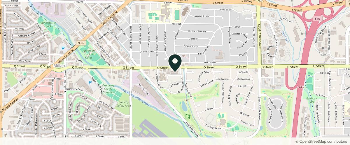Map showing the exact location of Preventative Medical Clinic at 12743 Q St, Omaha, NE 68137, USA