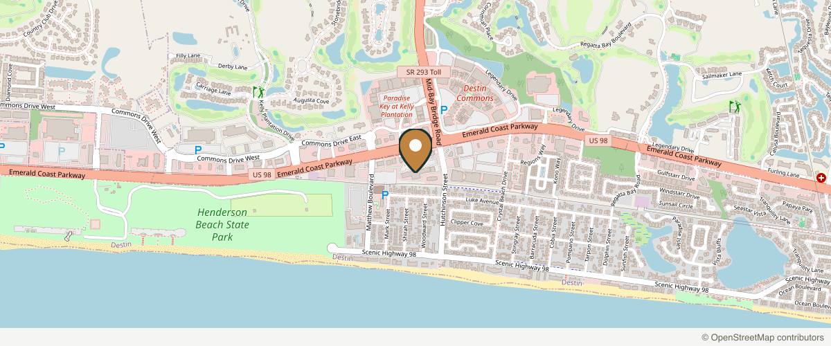 Map showing the exact location of Prime IV Hydration & Wellness - Destin at 34904 Emerald Coast Pkwy Ste 136, Destin, FL 32541, USA