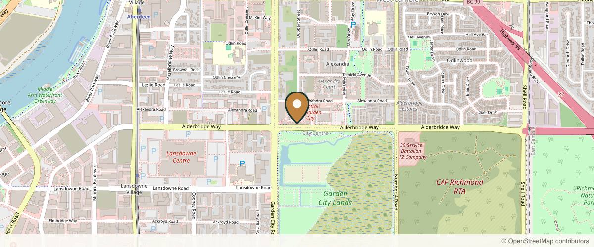 Map showing the exact location of Profile Laser & SkinCare at 4777 McClelland Rd #1510, Richmond, BC V6X 0M5, Canada