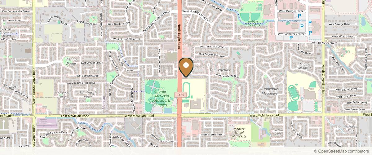 Map showing the exact location of Prophecy Med Spa at 5244 N Eagle Rd, Boise, ID 83713, USA