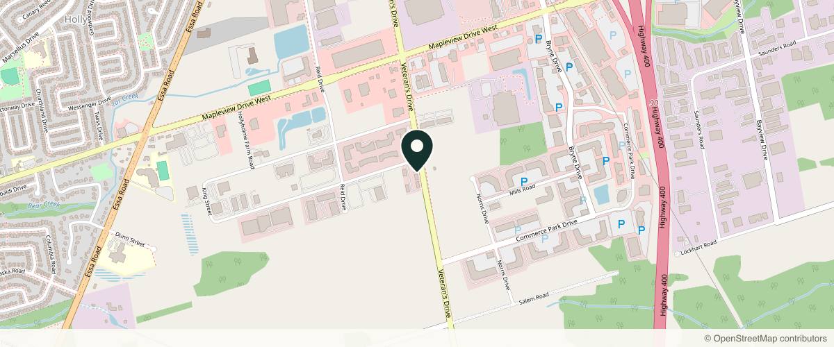 Map showing the exact location of Protea Medispa at 682 Veterans Dr Ste 1, Barrie, ON L9J 0H6, Canada
